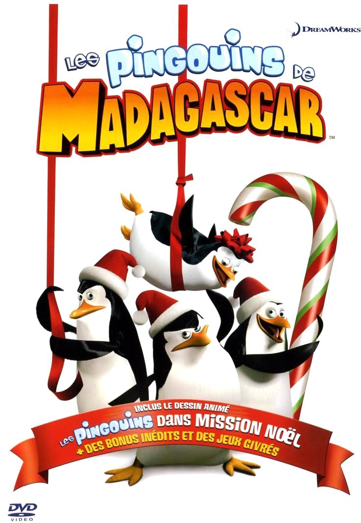 affiche du film Les pingouins de Madagascar dans "Mission Noël"