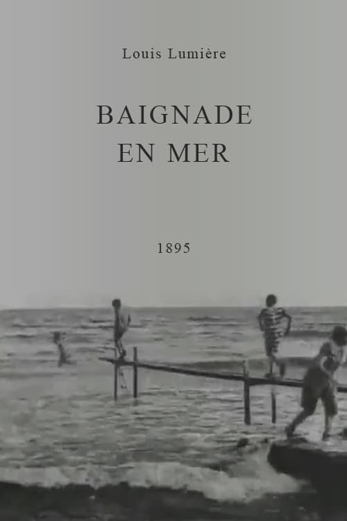 affiche du film La Mer (Baignade en mer)