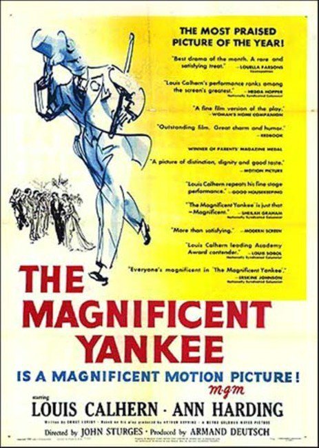 affiche du film The Magnificent Yankee
