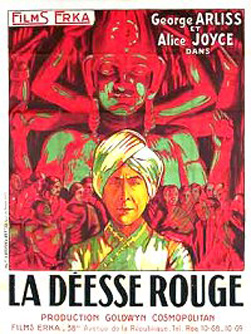 affiche du film La Déesse rouge