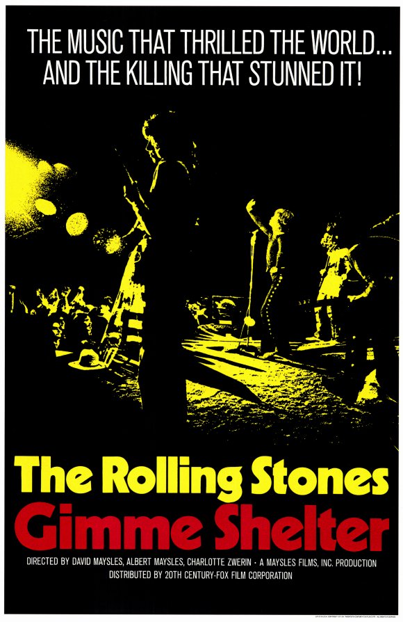 affiche du film The Rolling Stones: Gimme Shelter