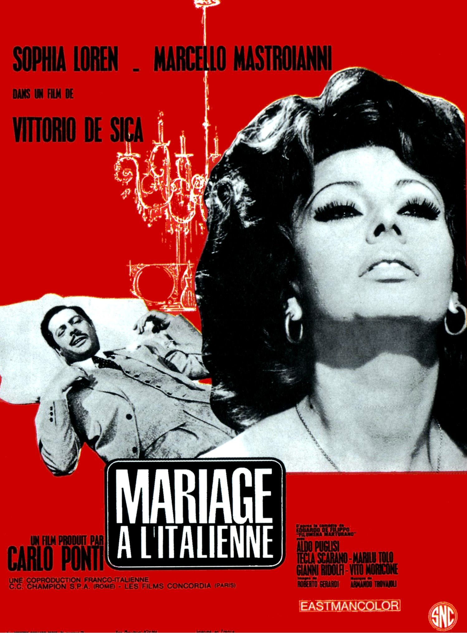 affiche du film Mariage à l'Italienne