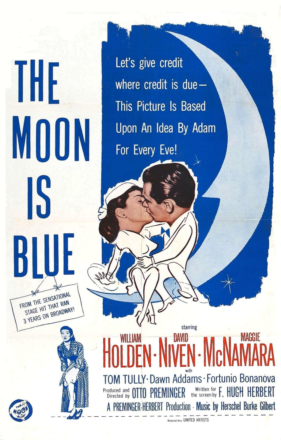 affiche du film La lune était bleue