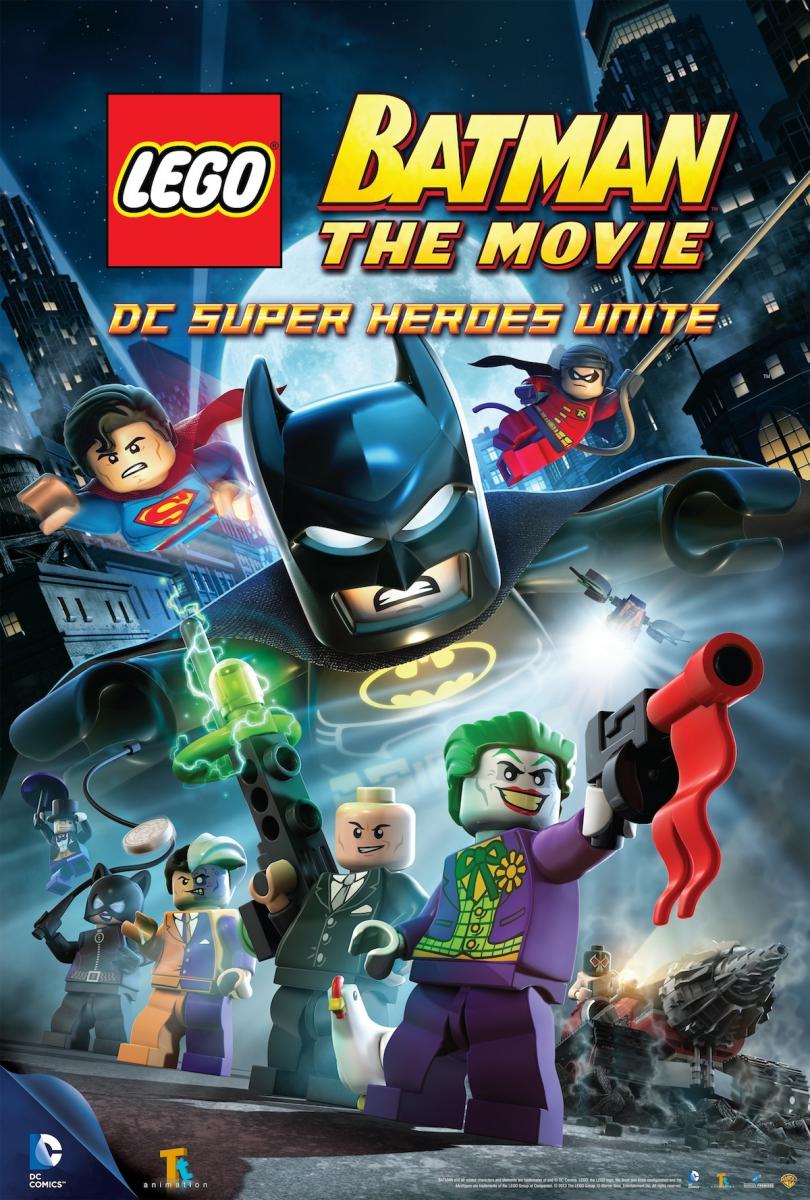affiche du film LEGO Batman, le film : Unité des supers héros DC Comics