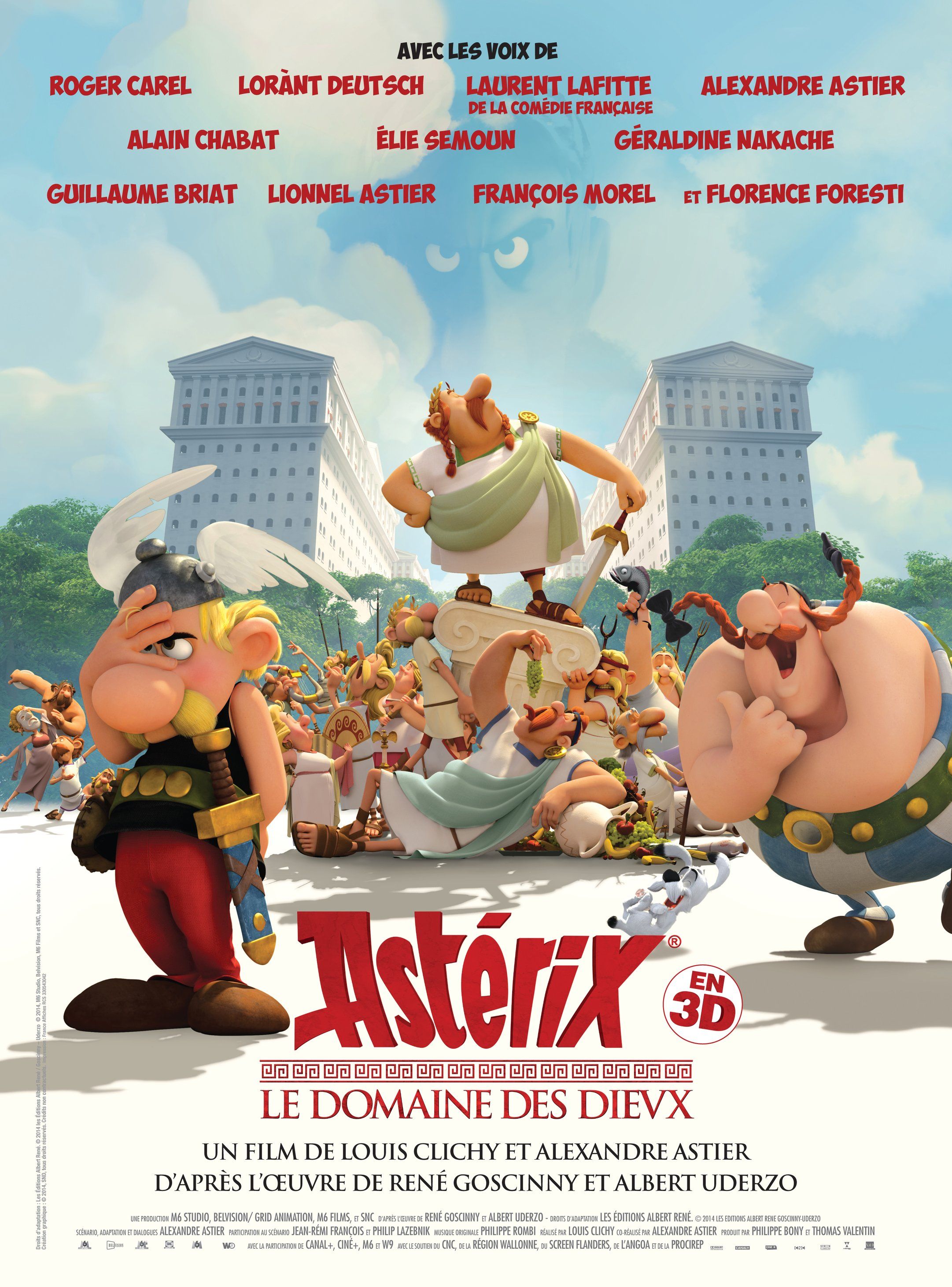 affiche du film Astérix : Le domaine des dieux