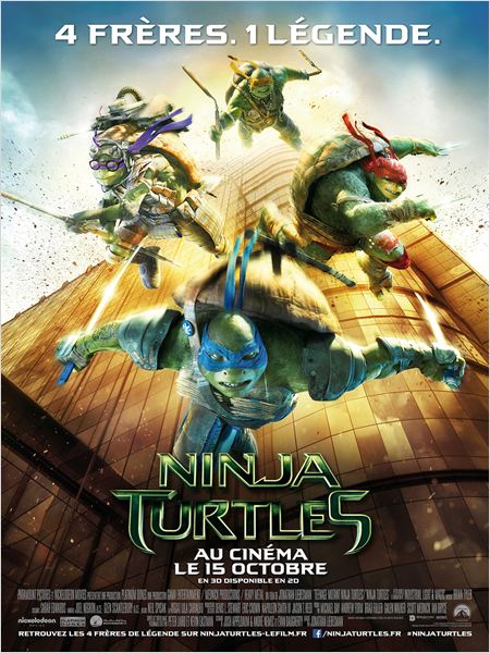affiche du film Ninja Turtles