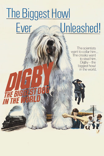affiche du film Digby, le plus grand chien du monde
