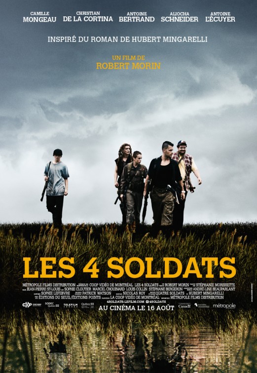 affiche du film Les 4 soldats