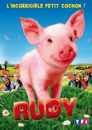 affiche du film Rudy, l'incorrigible petit cochon !