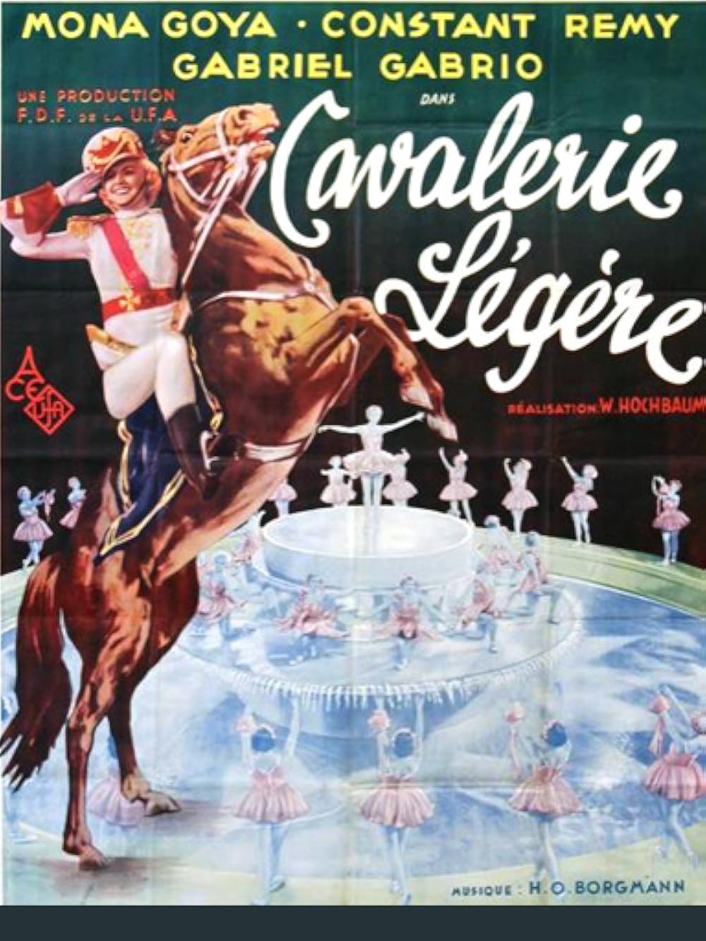 affiche du film Cavalerie légère