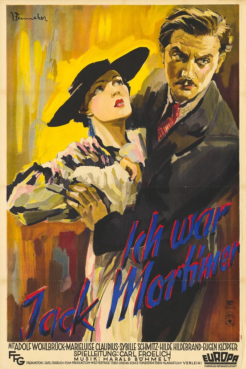 affiche du film Ich war Jack Mortimer