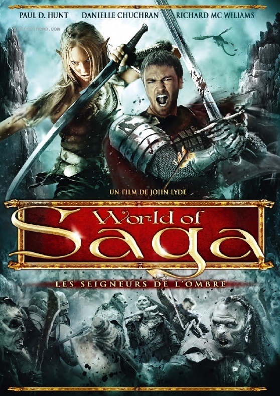 affiche du film World of Saga, les seigneurs de l'ombre