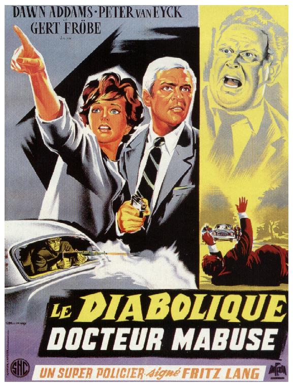 affiche du film Le Diabolique Docteur Mabuse