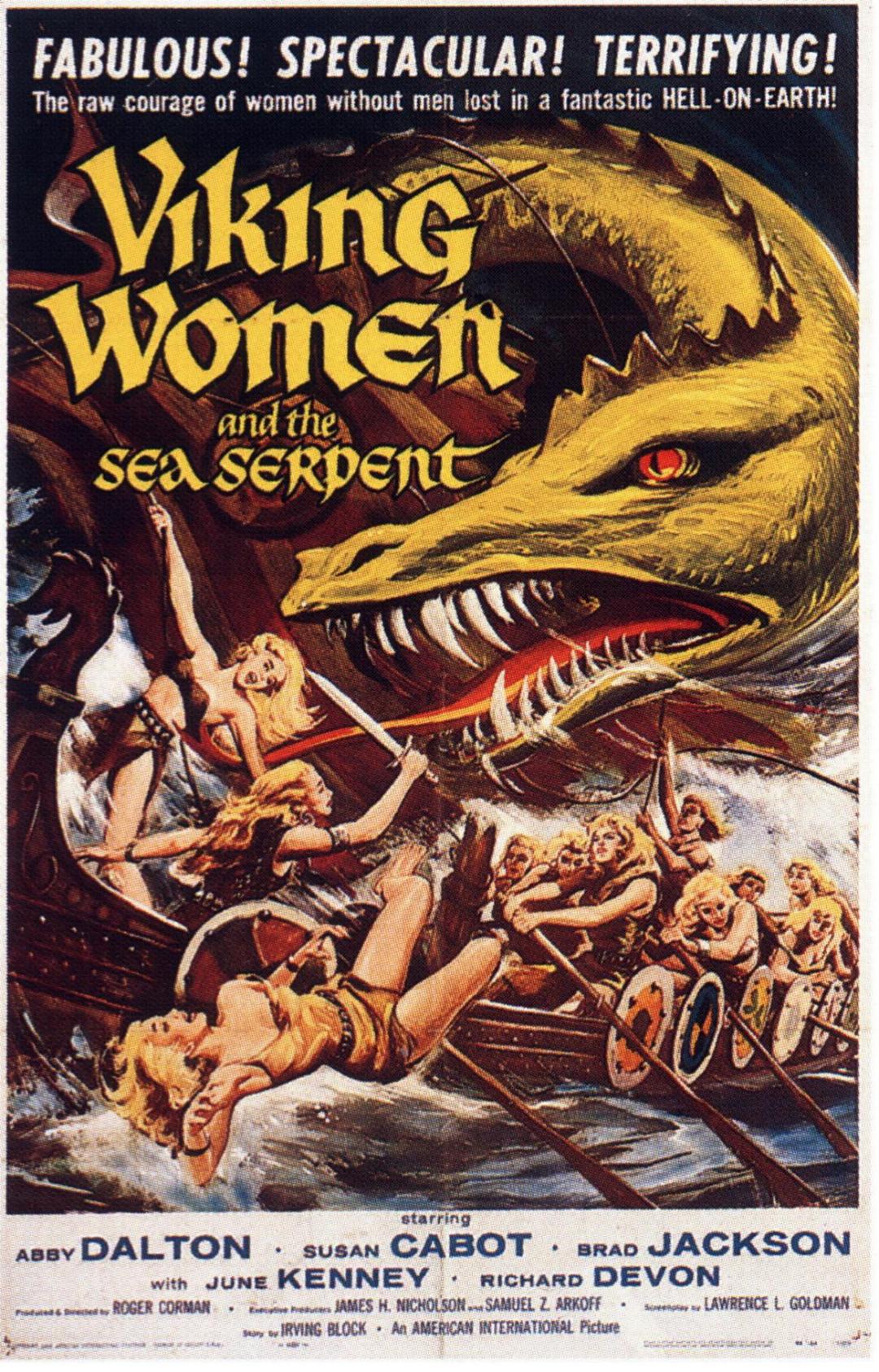 affiche du film Viking Women and the Sea Serpent