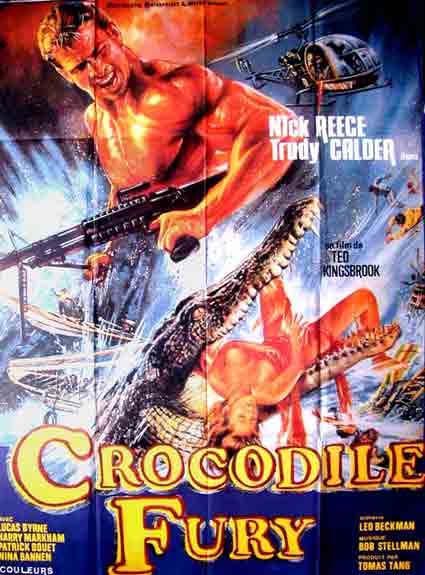 affiche du film Crocodile Fury