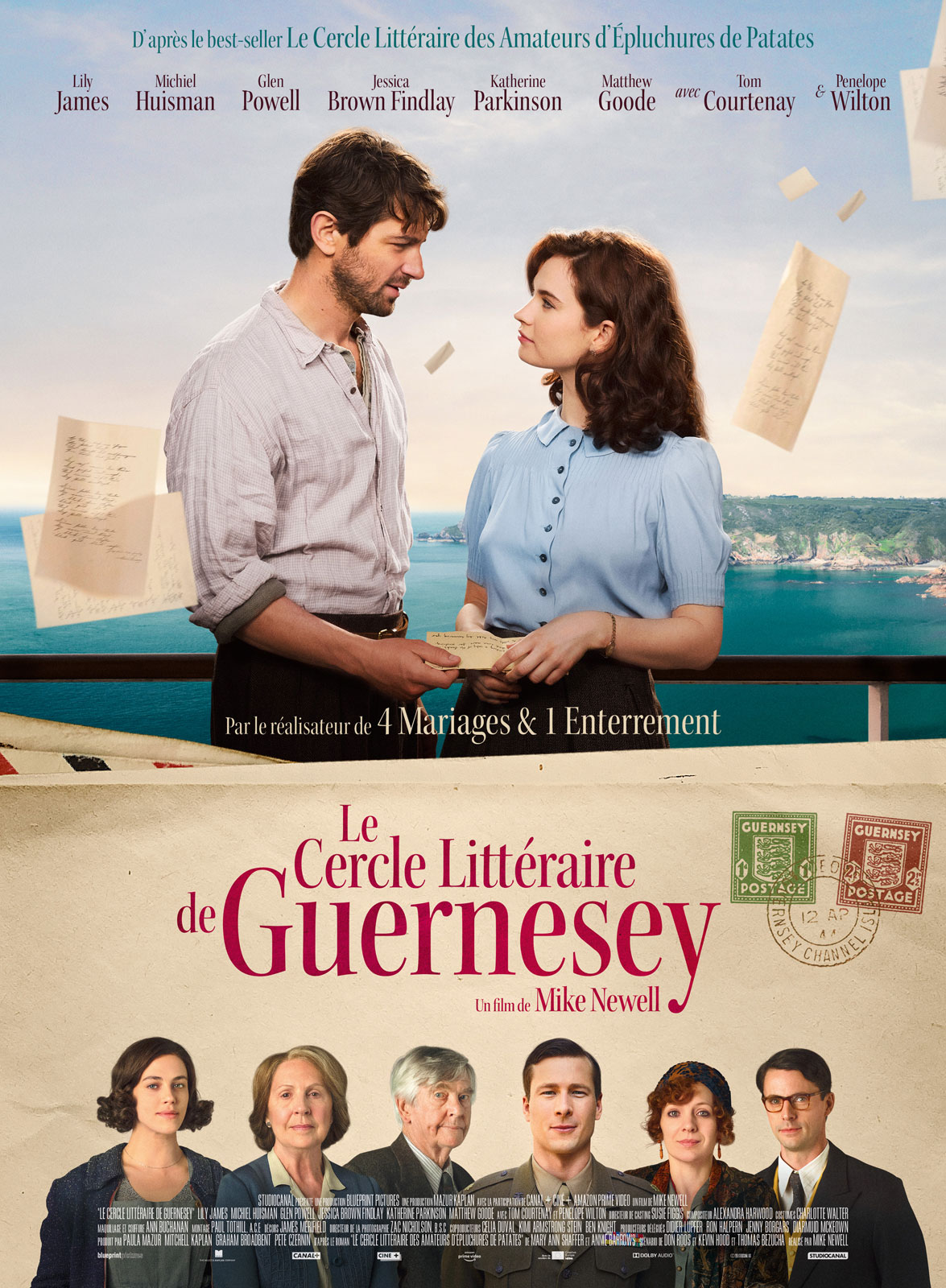 affiche du film Le Cercle littéraire de Guernesey