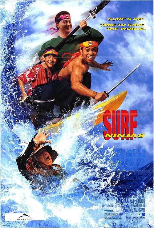 affiche du film Surf Ninjas
