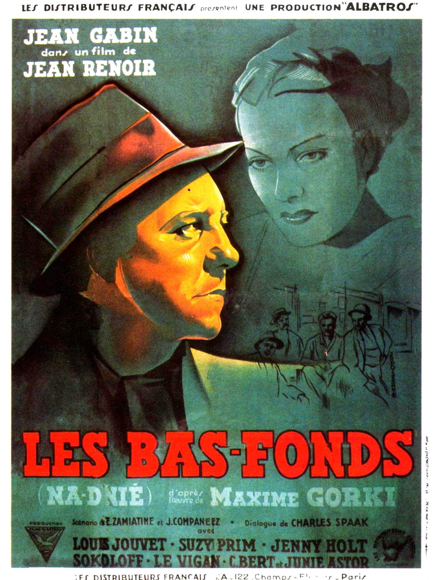affiche du film Les bas-fonds (1936)