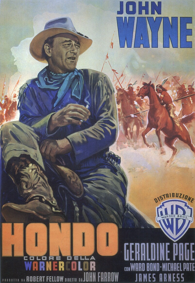 affiche du film Hondo, l'homme du désert