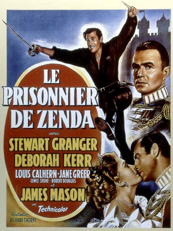 affiche du film Le Prisonnier de Zenda (1952)