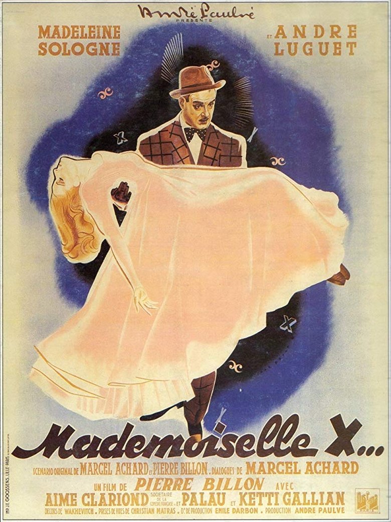 affiche du film Mademoiselle X