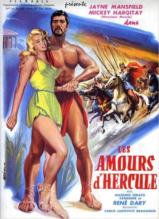 affiche du film Les amours d'Hercule