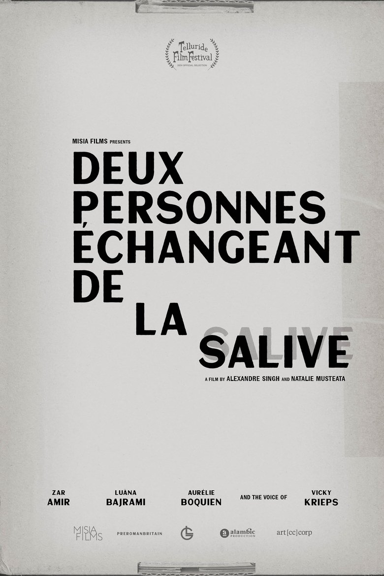 affiche du film Deux personnes échangeant de la salive