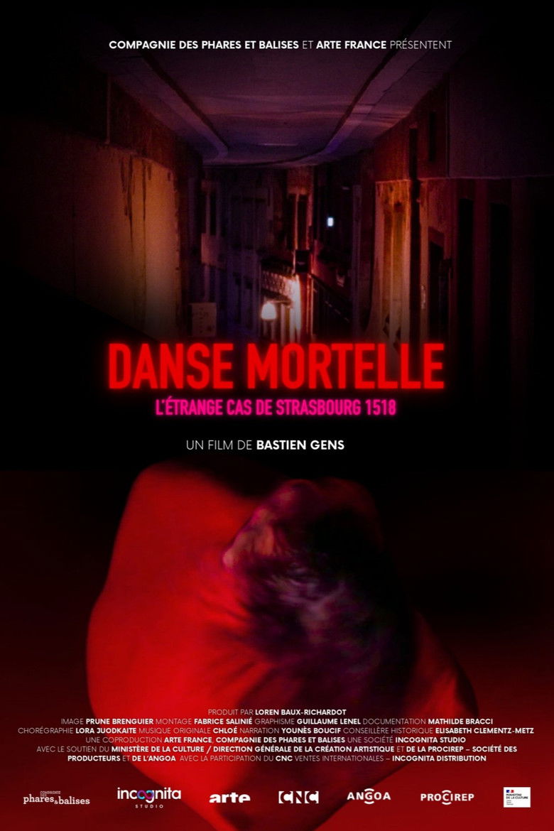 affiche du film Danse mortelle, l'étrange cas de Strasbourg 1518