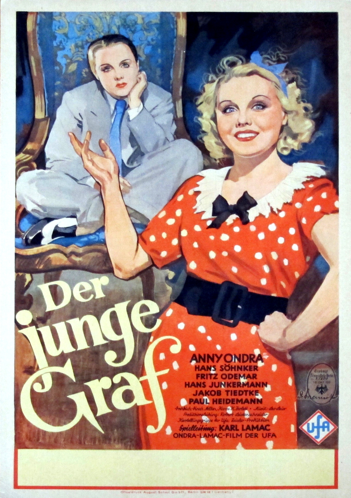 affiche du film Der junge Graf