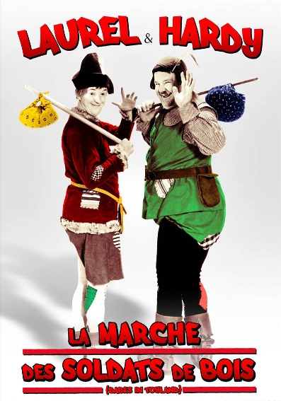 affiche du film Laurel et Hardy : La marche des soldats de bois