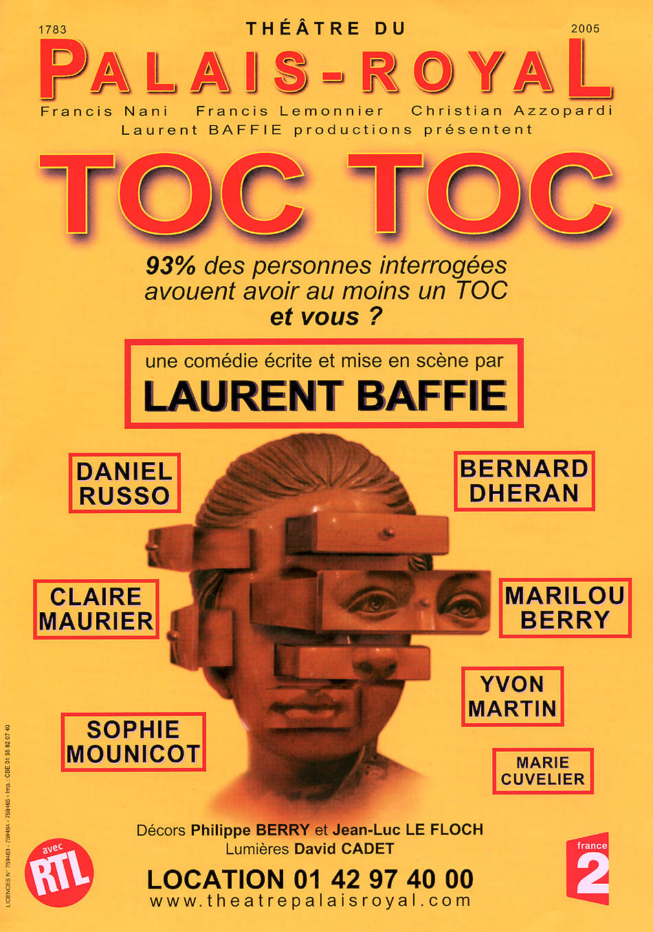 affiche du film Toc toc