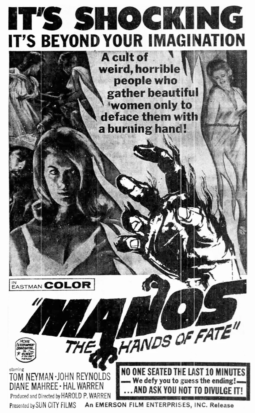 affiche du film Manos: The Hands of Fate