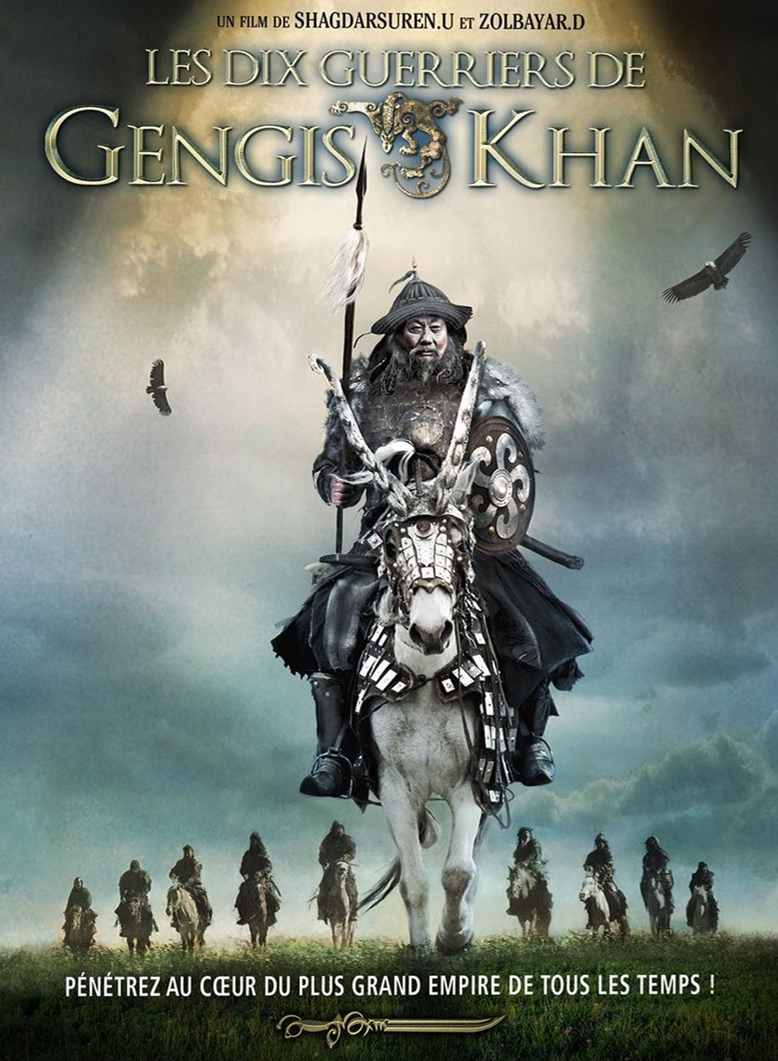 affiche du film Les dix guerriers de Gengis Khan