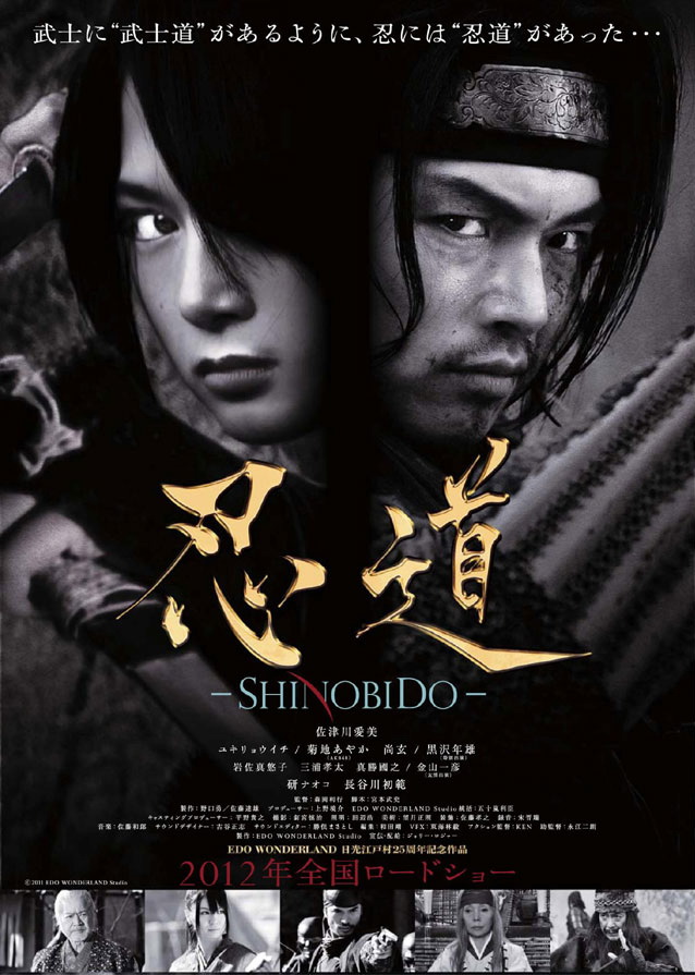 affiche du film Shinobido, la voie du Ninja
