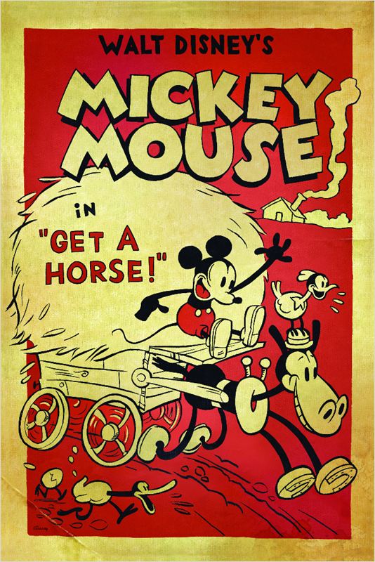 affiche du film Mickey, à cheval !