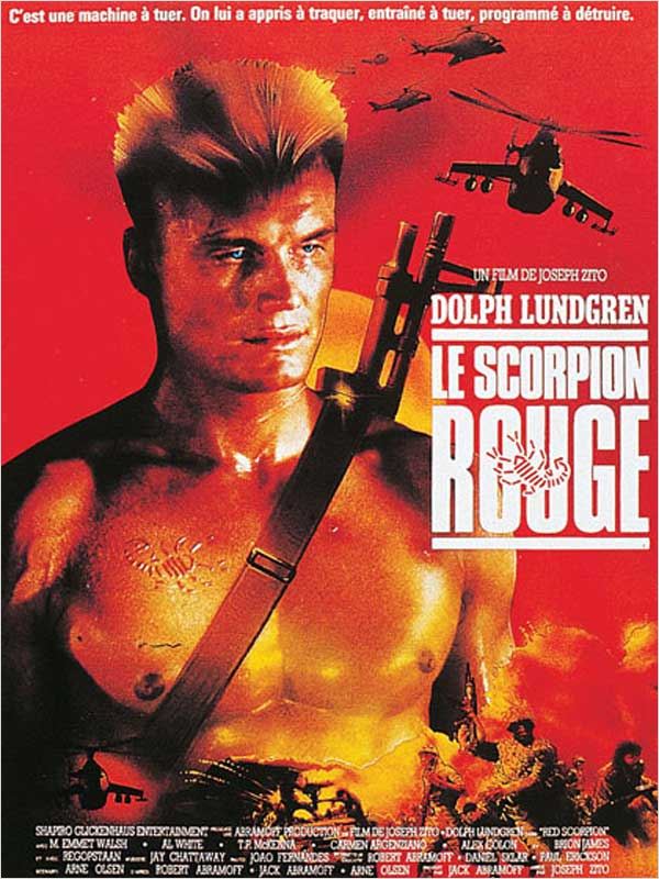 affiche du film Le Scorpion rouge