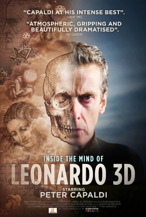affiche du film Léonard de Vinci : Dans la tête d'un génie