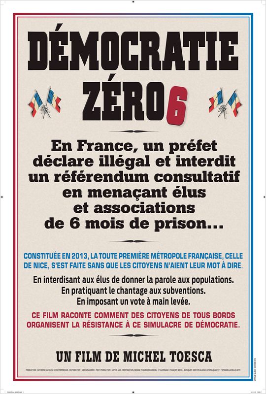 affiche du film Démocratie Zéro6