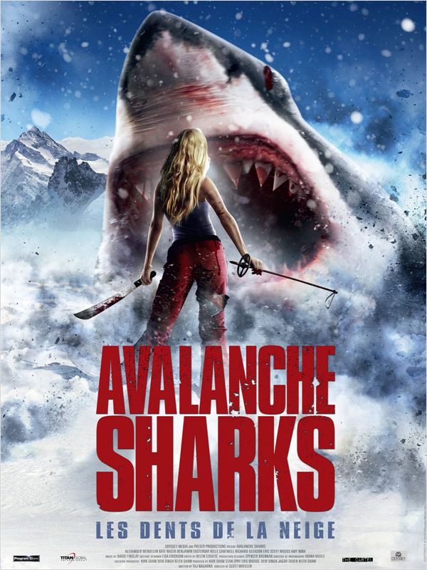 affiche du film Avalanche Sharks : Les dents de la neige