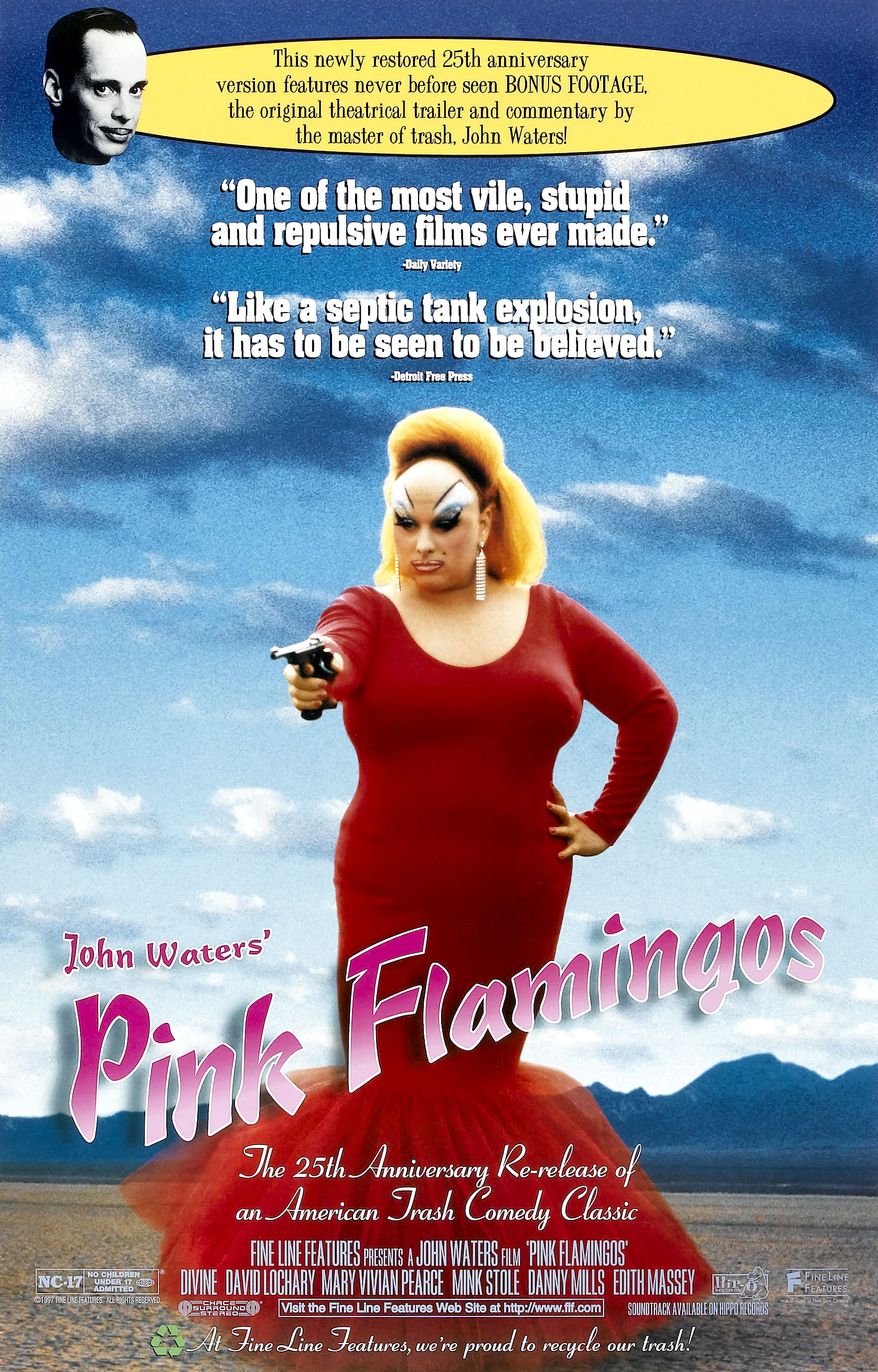 affiche du film Pink Flamingos