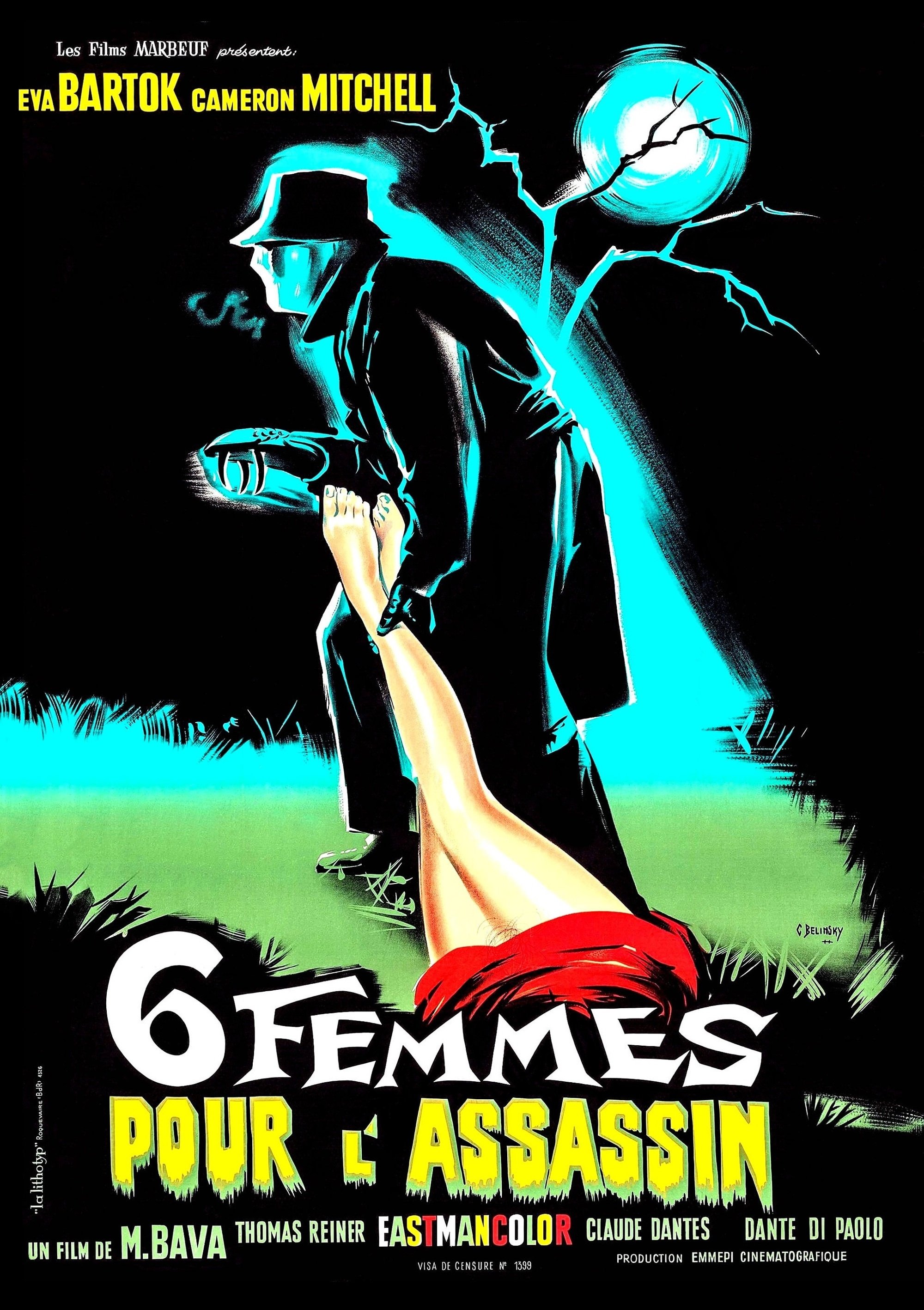 affiche du film 6 femmes pour l'assassin