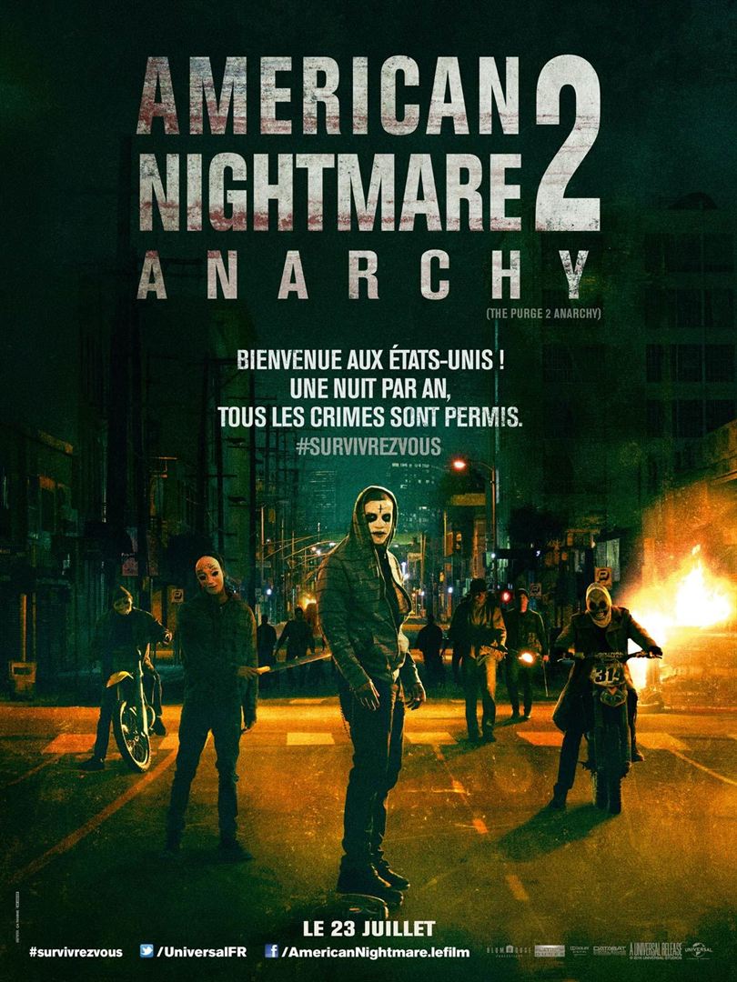affiche du film American Nightmare 2 : Anarchie