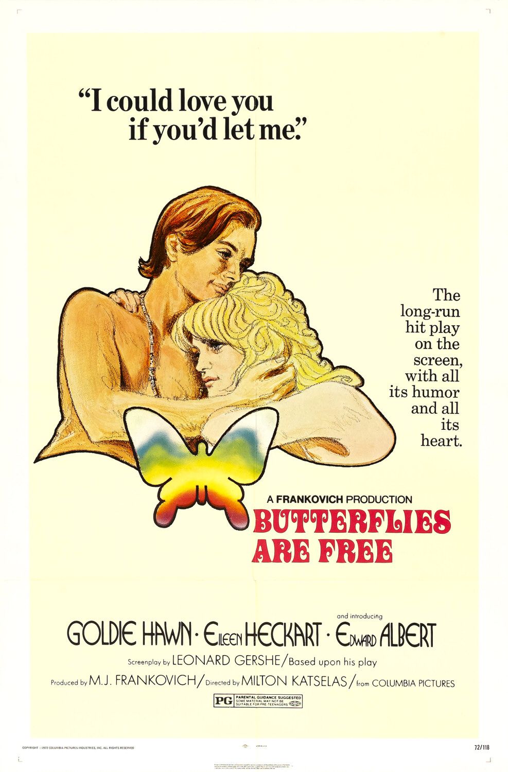 affiche du film Butterflies Are Free