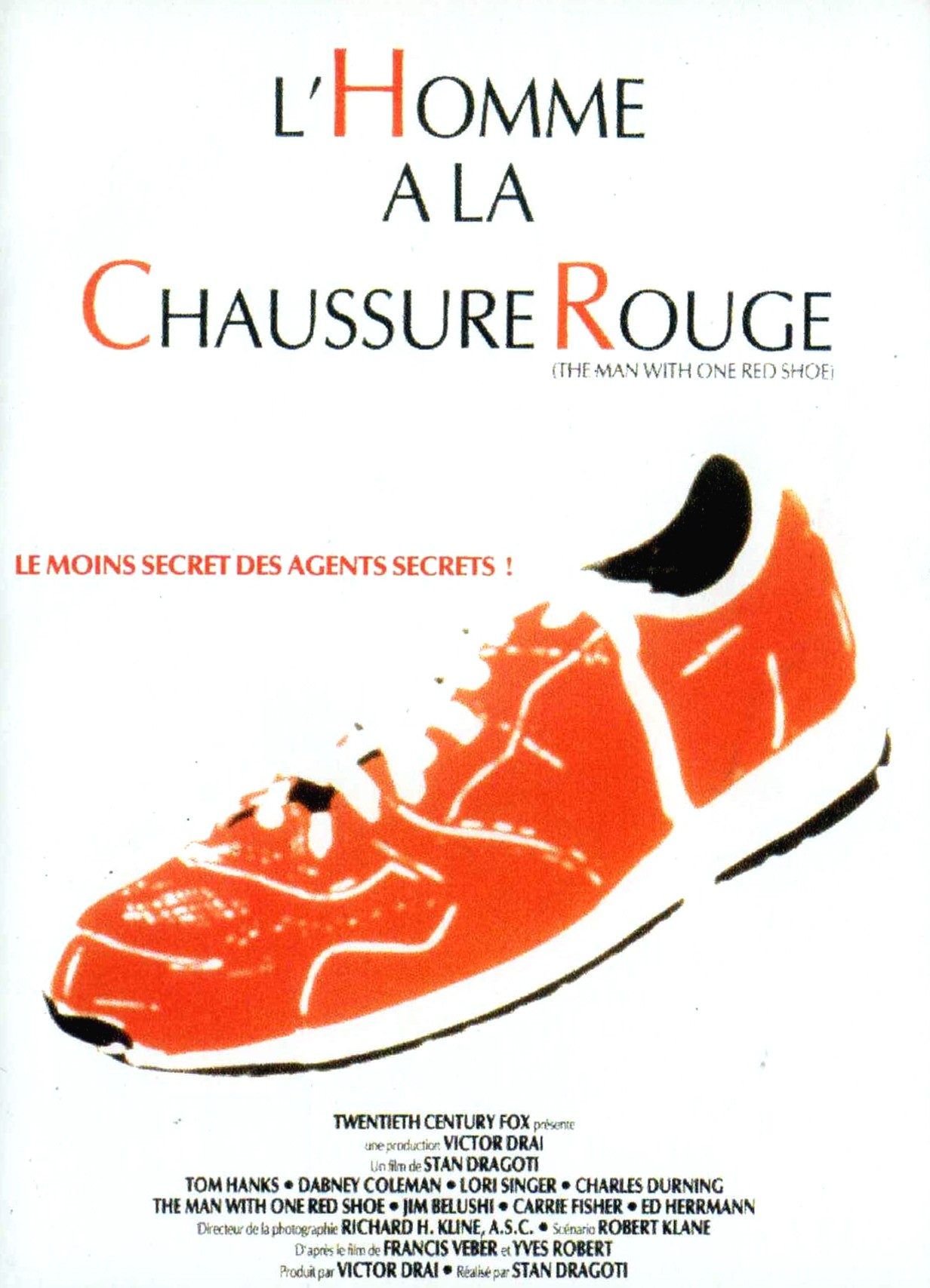 affiche du film L'homme à la chaussure rouge