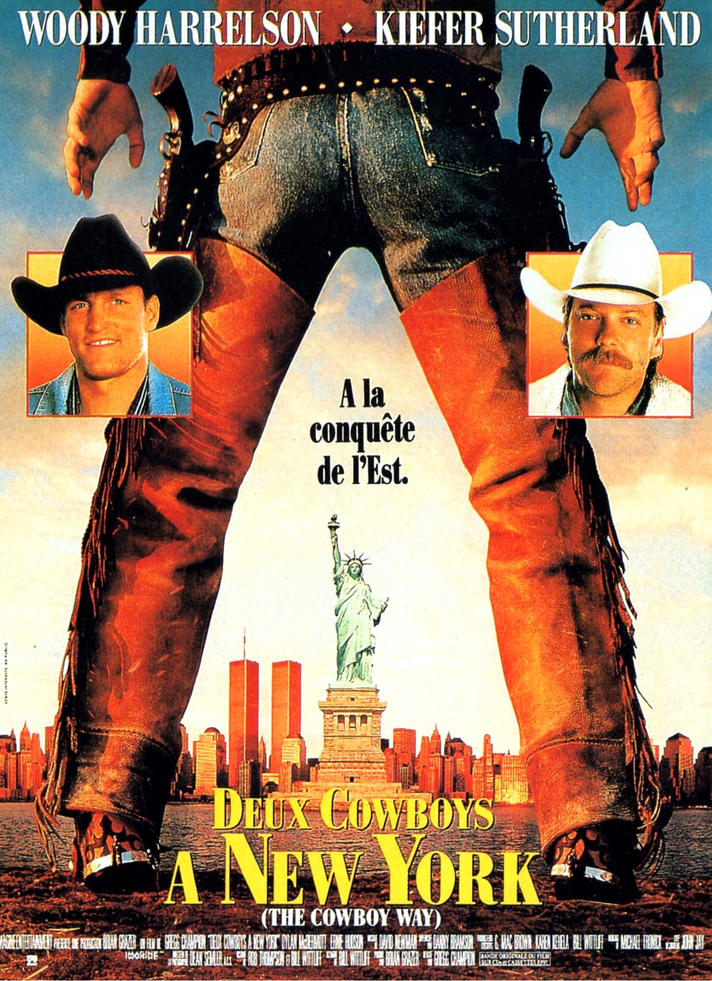 affiche du film Deux cow-boys à New York