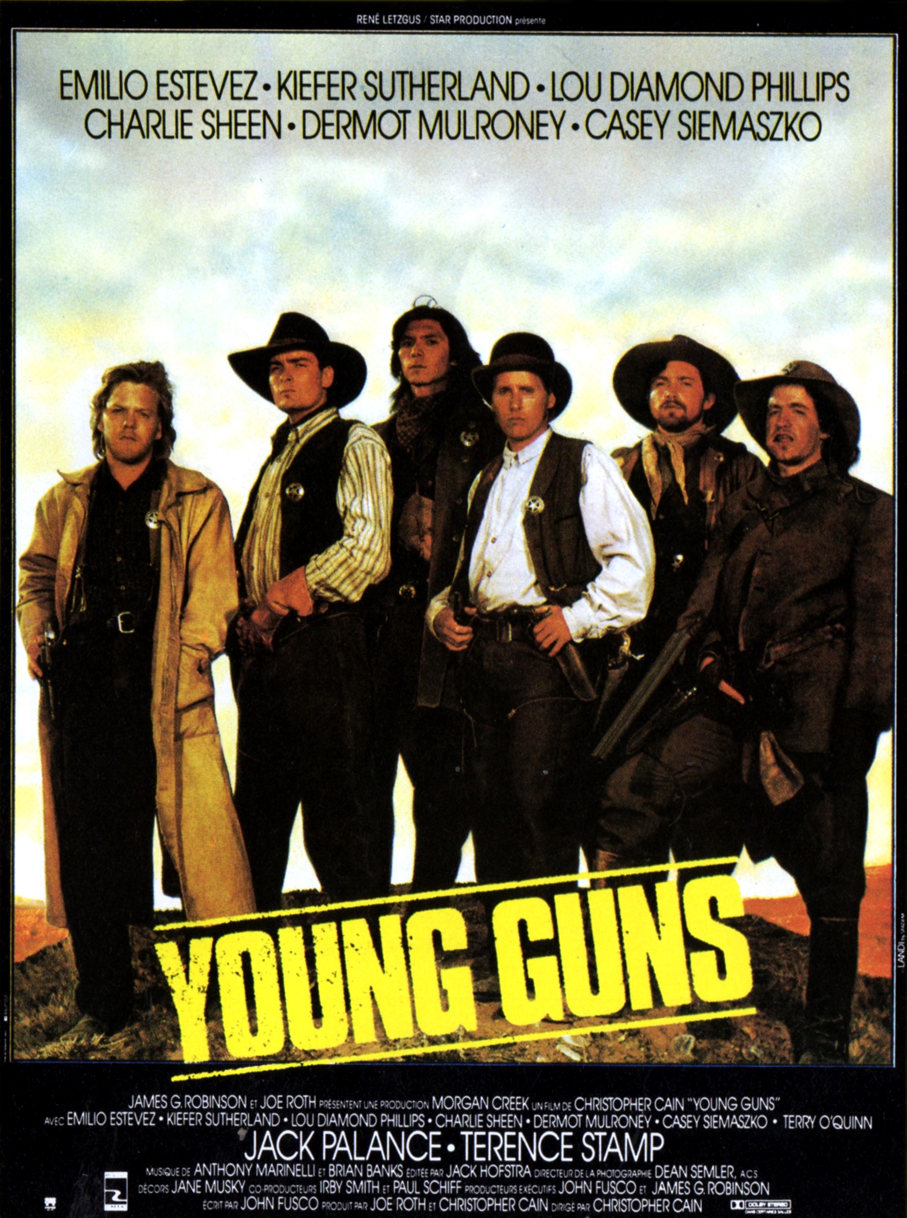 affiche du film Young Guns
