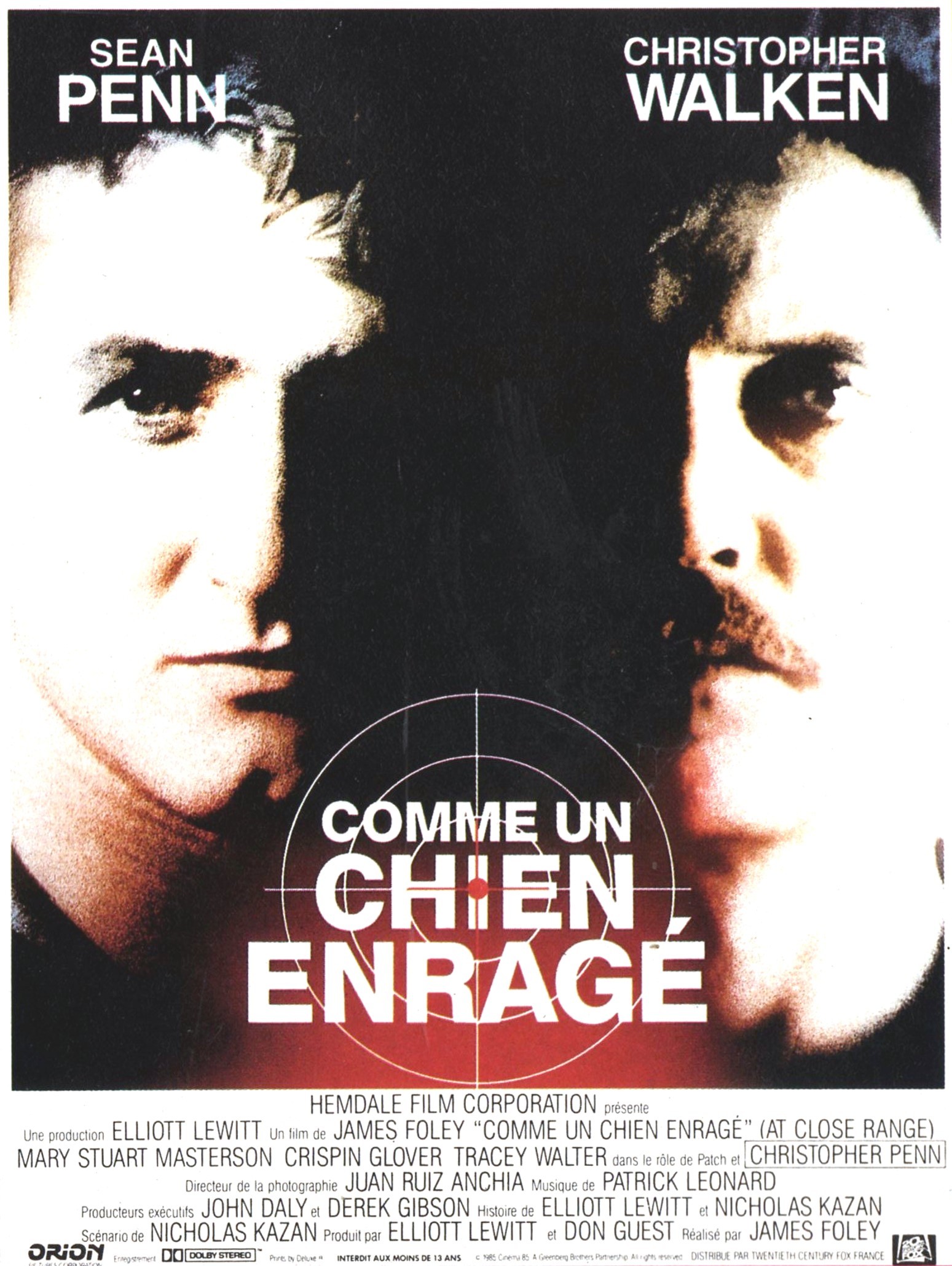affiche du film Comme un chien enragé