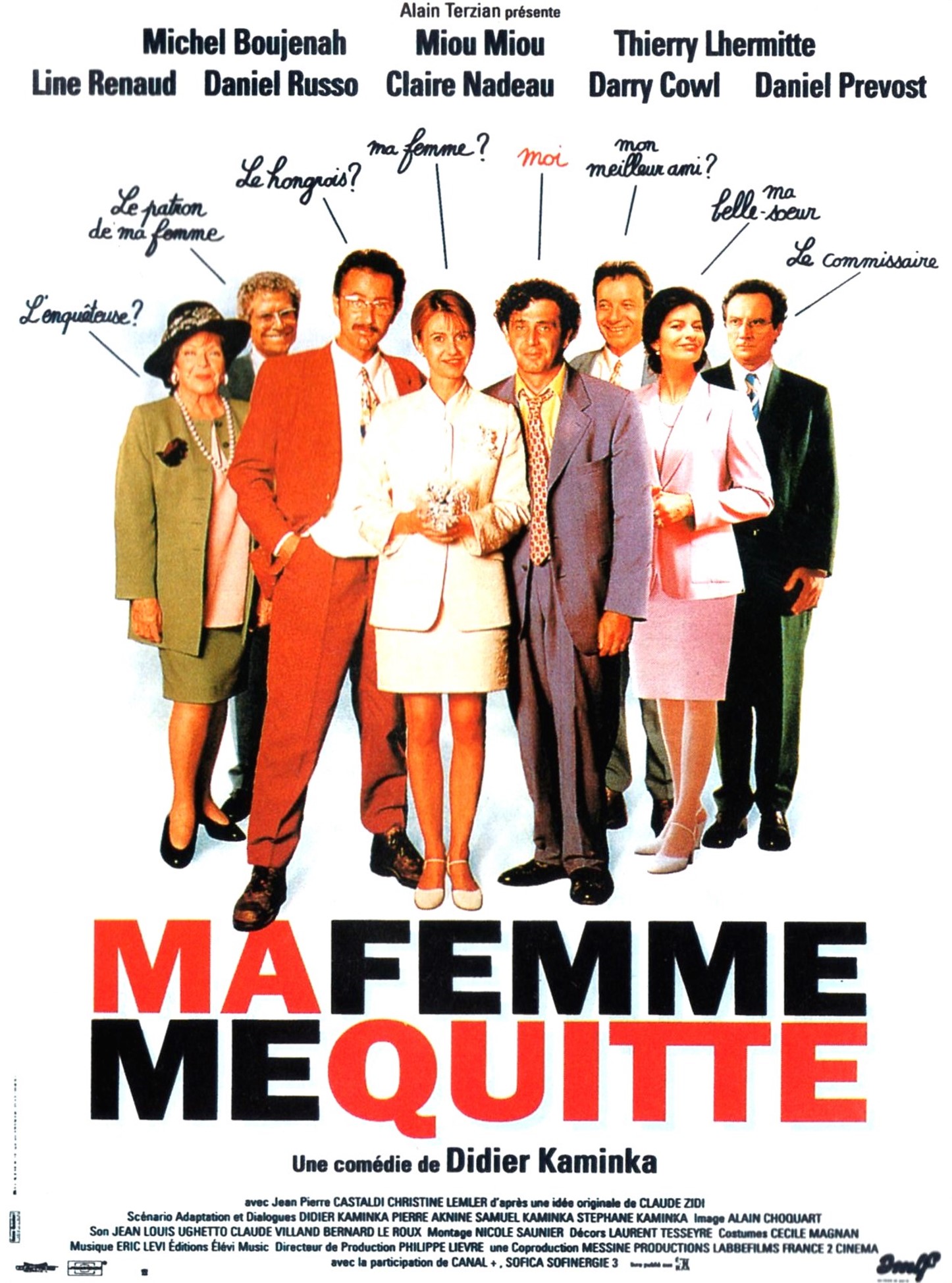 affiche du film Ma femme me quitte