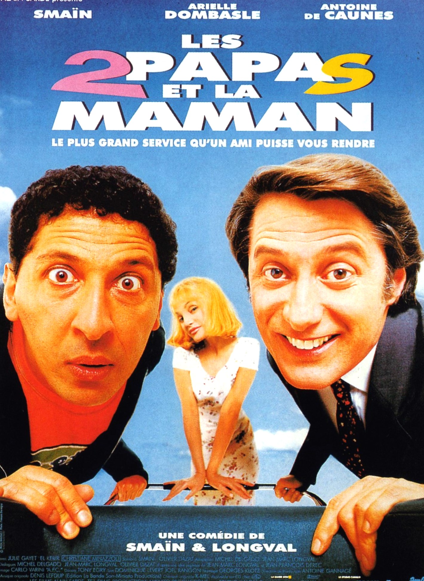 affiche du film Les 2 papas et la maman