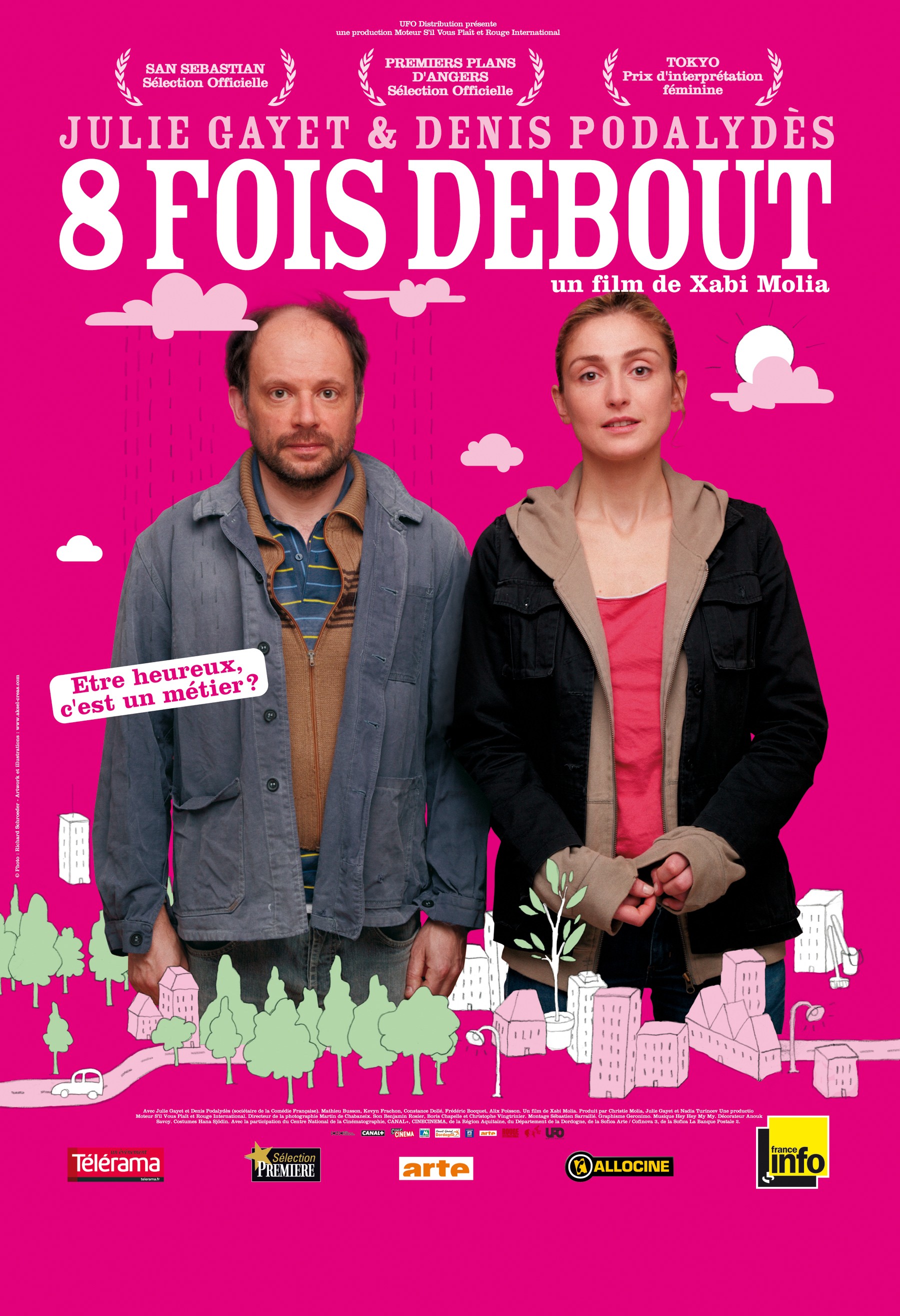 affiche du film 8 fois debout